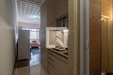 Cozinha de kitnet/studio para alugar com 1 quarto, 30m² em Bela Vista, São Paulo
