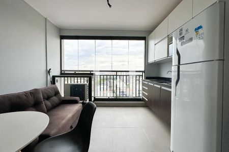 Cozinha de kitnet/studio para alugar com 1 quarto, 30m² em Bom Retiro, São Paulo
