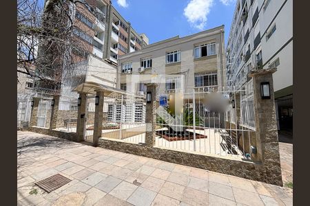 Fachada de apartamento para alugar com 1 quarto, 43m² em Menino Deus, Porto Alegre