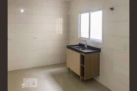 Cozinha de apartamento à venda com 2 quartos, 46m² em Parque das Nações, Santo André