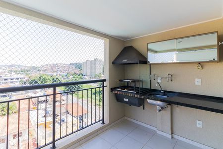 Varanda gourmet de kitnet/studio para alugar com 1 quarto, 38m² em Jardim Flor da Montanha, Guarulhos