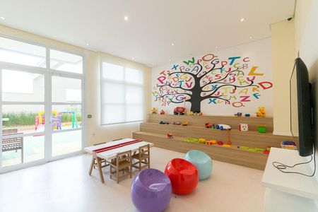 Studio à venda com 38m², 1 quarto e 1 vagaBrinquedoteca