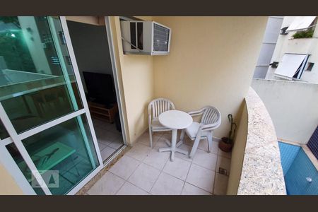 Varanda da Sala de apartamento à venda com 1 quarto, 50m² em Lagoa, Rio de Janeiro