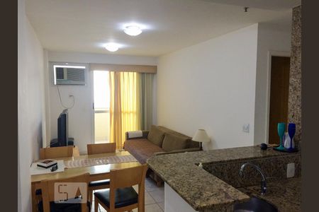 Sala de apartamento à venda com 1 quarto, 50m² em Lagoa, Rio de Janeiro