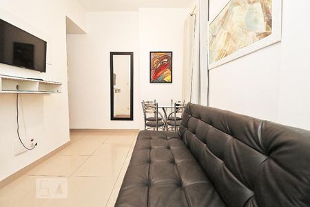 Sala. de apartamento para alugar com 1 quarto, 45m² em Copacabana, Rio de Janeiro