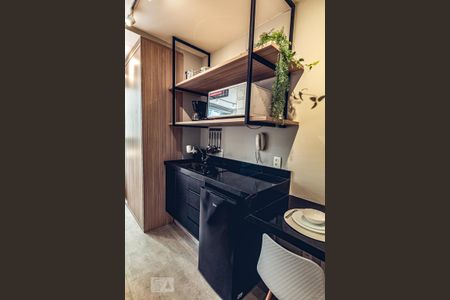 Cozinha de kitnet/studio para alugar com 1 quarto, 30m² em Vila Olímpia, São Paulo