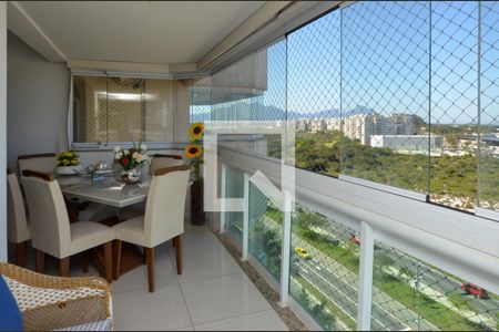 Varanda  de apartamento à venda com 3 quartos, 170m² em Recreio dos Bandeirantes, Rio de Janeiro