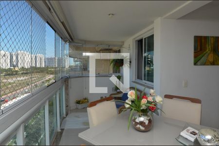 Varanda  de apartamento à venda com 3 quartos, 170m² em Recreio dos Bandeirantes, Rio de Janeiro