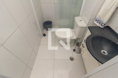 Banheiro de kitnet/studio para alugar com 1 quarto, 34m² em Santa Efigênia, São Paulo