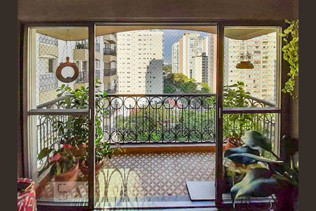 Varanda de apartamento para alugar com 3 quartos, 131m² em Campo Belo, São Paulo