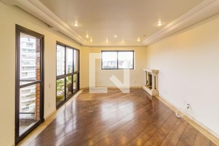 Sala de Estar de apartamento à venda com 3 quartos, 198m² em Chácara Santo Antônio (zona Sul), São Paulo