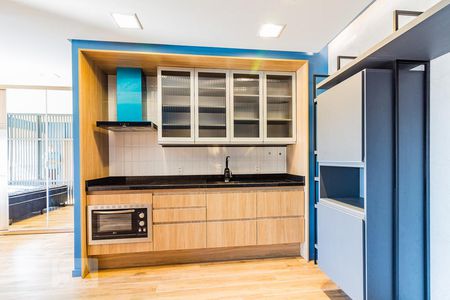 Cozinha de apartamento para alugar com 1 quarto, 40m² em Partenon, Porto Alegre