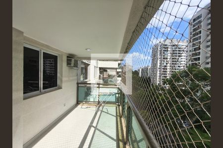 Varanda da Sala de apartamento à venda com 2 quartos, 75m² em Jacarepaguá, Rio de Janeiro