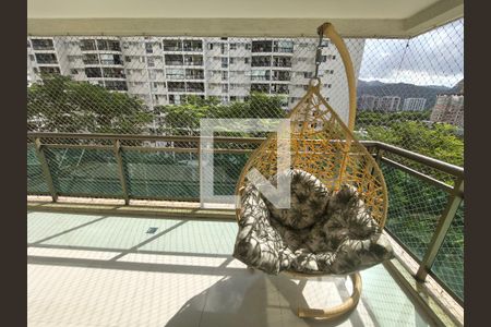 Varanda da Sala de apartamento à venda com 2 quartos, 75m² em Jacarepaguá, Rio de Janeiro