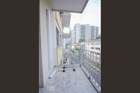 varanda da Sala de apartamento à venda com 3 quartos, 100m² em Rio Comprido , Rio de Janeiro