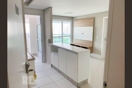 Sala e cozinha de apartamento para alugar com 1 quarto, 50m² em Vila Gomes Cardim, São Paulo