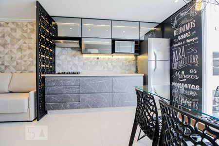 Sala de apartamento para alugar com 1 quarto, 40m² em Jardim Goiás, Goiânia