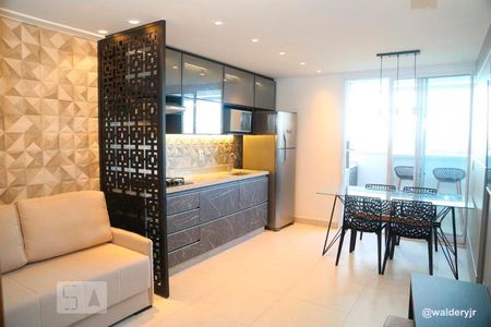 Sala de apartamento para alugar com 1 quarto, 40m² em Jardim Goiás, Goiânia