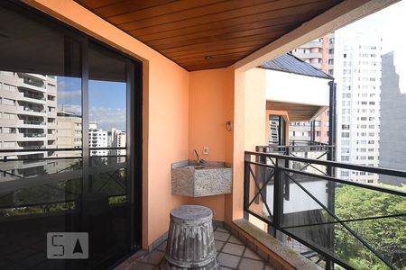 Varanda de apartamento à venda com 4 quartos, 380m² em Jardim Ampliação, São Paulo
