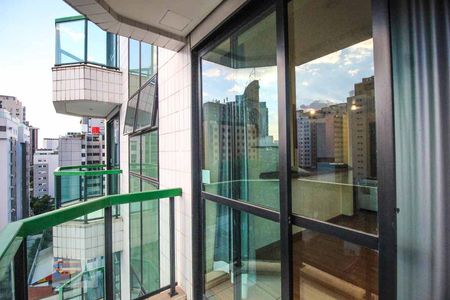 Varanda da Sala de apartamento para alugar com 1 quarto, 45m² em Funcionários, Belo Horizonte