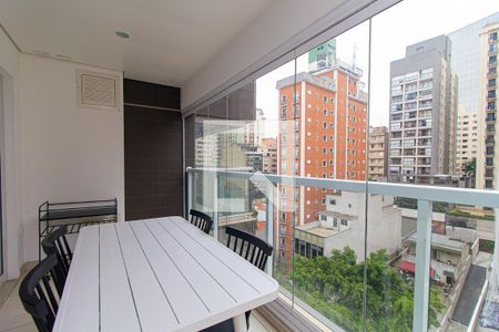 Studio para alugar com 35m², 1 quarto e 1 vagaVaranda