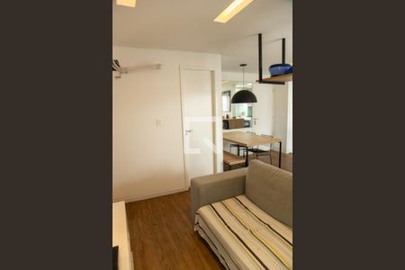 Sala de apartamento para alugar com 1 quarto, 55m² em Jardim das Acácias, São Paulo