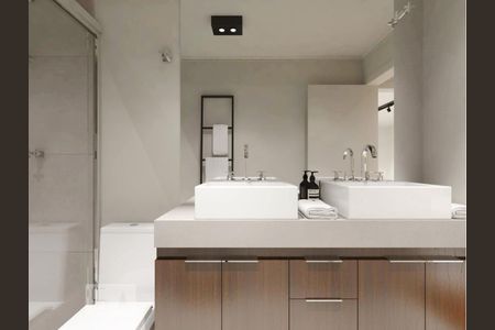 Apartamento à venda com 95m², 2 quartos e 1 vaga Apartamento à venda com 95m², 2 quartos e 1 vagaBanheiro