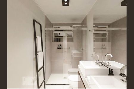 Apartamento à venda com 95m², 2 quartos e 1 vaga Apartamento à venda com 95m², 2 quartos e 1 vagaBanheiro