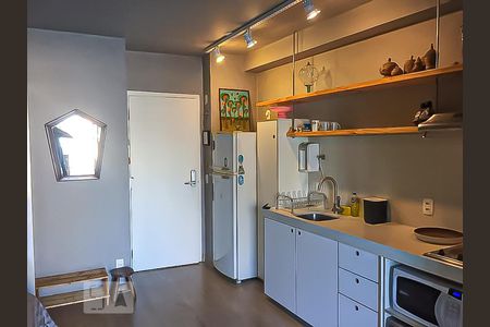 Cozinha de kitnet/studio à venda com 1 quarto, 56m² em Vila Mariana, São Paulo