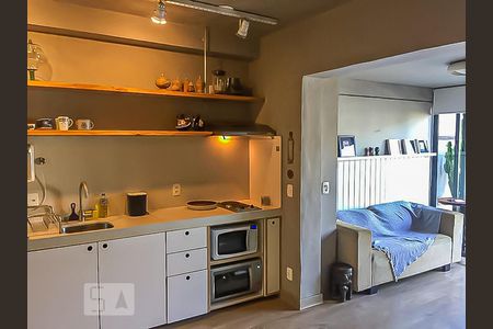 Cozinha de kitnet/studio à venda com 1 quarto, 56m² em Vila Mariana, São Paulo