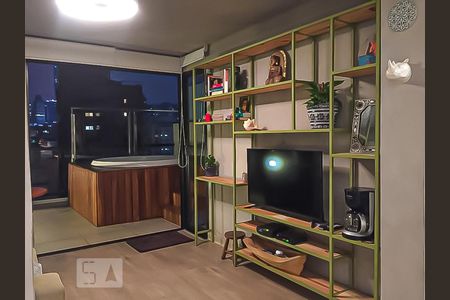 Sala/Varanda de kitnet/studio à venda com 1 quarto, 56m² em Vila Mariana, São Paulo