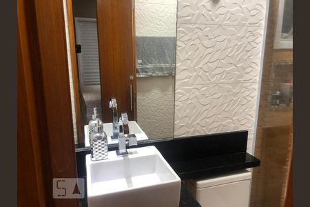 Banheiro de apartamento para alugar com 2 quartos, 90m² em Vila Scarpelli, Santo André