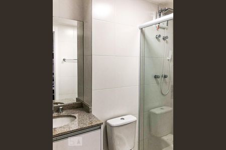 Banheiro de kitnet/studio à venda com 1 quarto, 59m² em Vila Cruzeiro, São Paulo