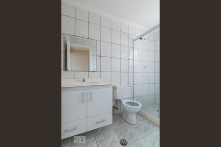 Banheiro da Suite de apartamento à venda com 2 quartos, 70m² em Parque Erasmo Assunção, Santo André