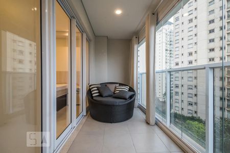 Studio para alugar com 48m², 1 quarto e sem vagaVaranda