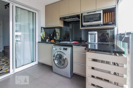 Cozinha de apartamento à venda com 1 quarto, 35m² em Campos Elíseos, São Paulo