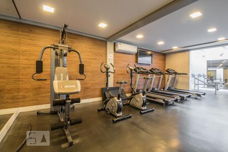 Apartamento para alugar com 27m², 1 quarto e 1 vaga Apartamento para alugar com 27m², 1 quarto e 1 vagaÁrea Comum - Academia