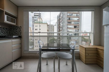 Varanda de apartamento para alugar com 1 quarto, 27m² em Campo Belo, São Paulo