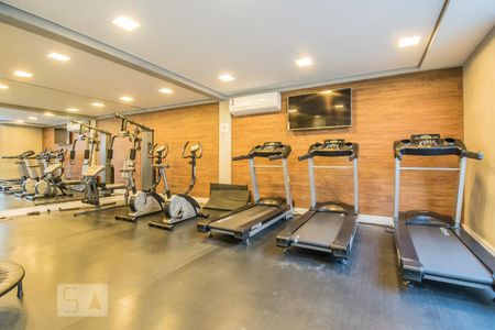Apartamento para alugar com 27m², 1 quarto e 1 vaga Apartamento para alugar com 27m², 1 quarto e 1 vagaÁrea Comum - Academia