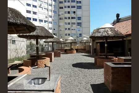 Área comum - Churrasqueira de apartamento à venda com 1 quarto, 48m² em Partenon, Porto Alegre