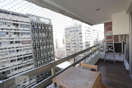 Varanda da Sala de apartamento para alugar com 1 quarto, 70m² em Copacabana, Rio de Janeiro