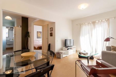 Sala de apartamento à venda com 1 quarto, 43m² em Itaim Bibi, São Paulo