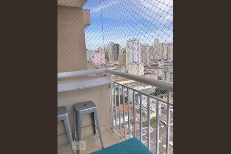Varanda da Sala de apartamento à venda com 2 quartos, 68m² em Barra Funda, São Paulo