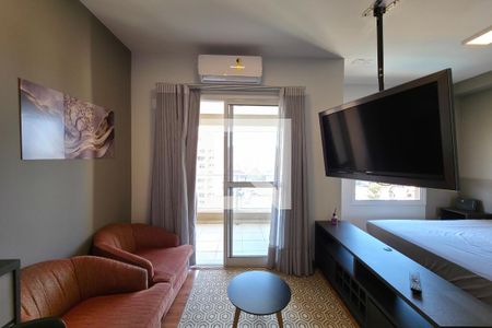 Sala de apartamento à venda com 1 quarto, 44m² em Vila Lídia, Campinas