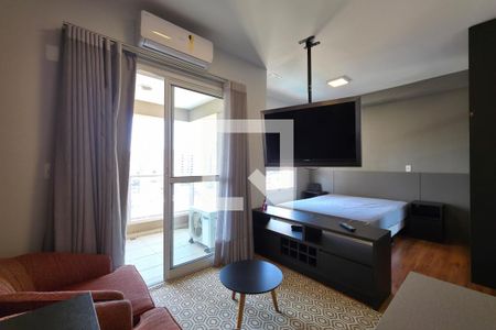 Sala de apartamento à venda com 1 quarto, 44m² em Vila Lídia, Campinas