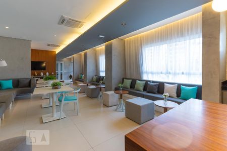 Studio para alugar com 44m², 1 quarto e 1 vaga Studio para alugar com 44m², 1 quarto e 1 vagaÁrea comum - Espaço gourmet