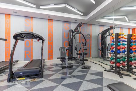 Studio para alugar com 44m², 1 quarto e 1 vaga Studio para alugar com 44m², 1 quarto e 1 vagaÁrea comum - Academia