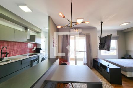 Sala de apartamento à venda com 1 quarto, 44m² em Vila Lídia, Campinas