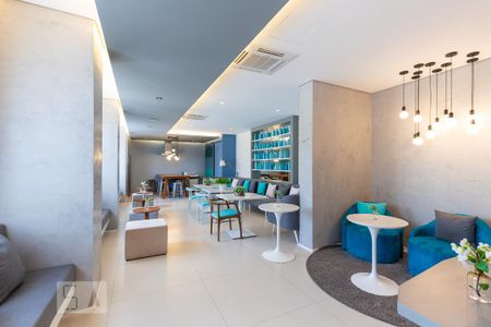 Studio para alugar com 44m², 1 quarto e 1 vaga Studio para alugar com 44m², 1 quarto e 1 vagaÁrea comum - Espaço gourmet