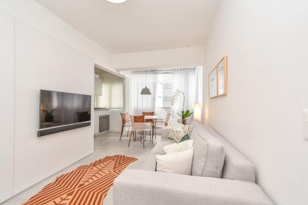 Sala de apartamento à venda com 1 quarto, 35m² em Bela Vista, São Paulo